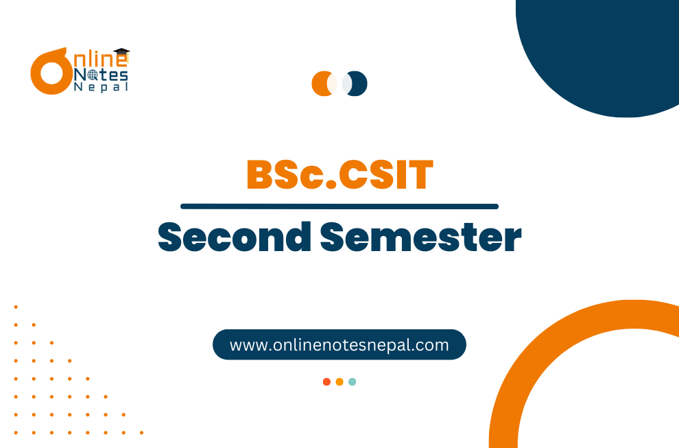 Second Semester - B.sc. CSIT Photo
